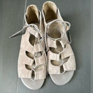 Naturalizer Suede Leather Lace Up Sandal US 6